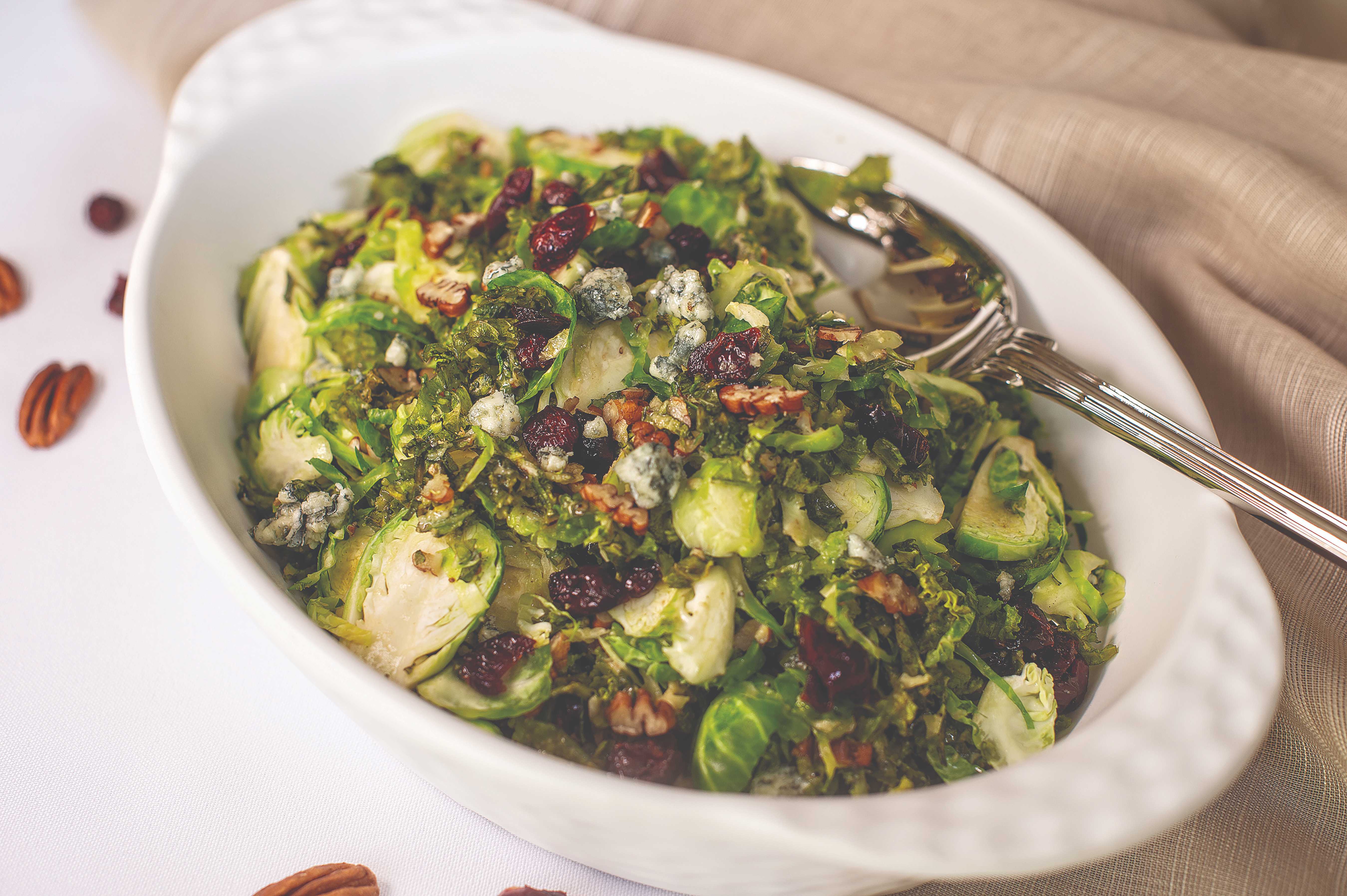 KALE AND BRUSSEL SPROUT CHOPPED SALAD Peapil Publishing
