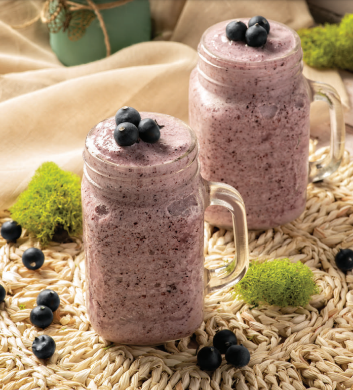 Coconut Blueberry Smoothie Peapil Publishing