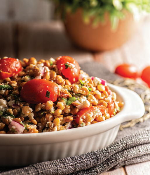 Warm French Lentil Salad Peapil Publishing