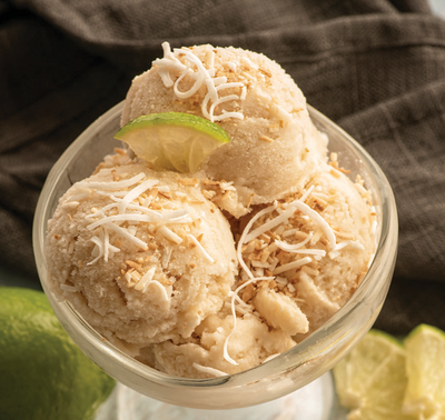 Lemon Thyme Coconut  Ice Cream