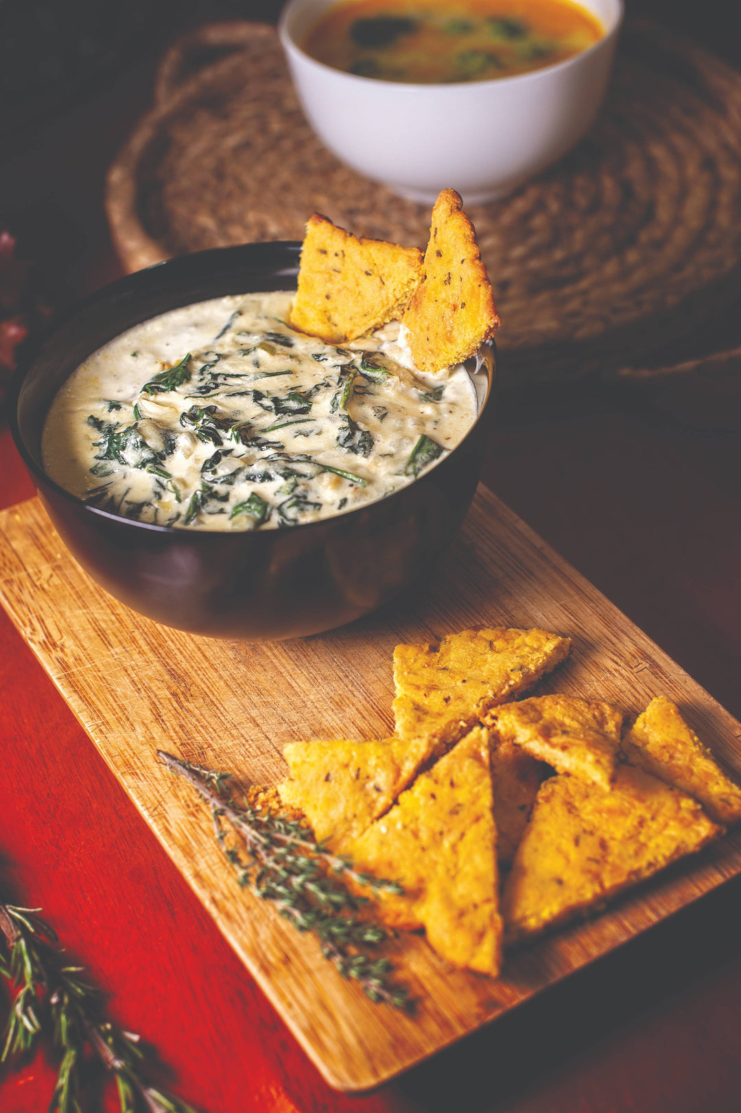 CREAMY CHEESY SPINACH