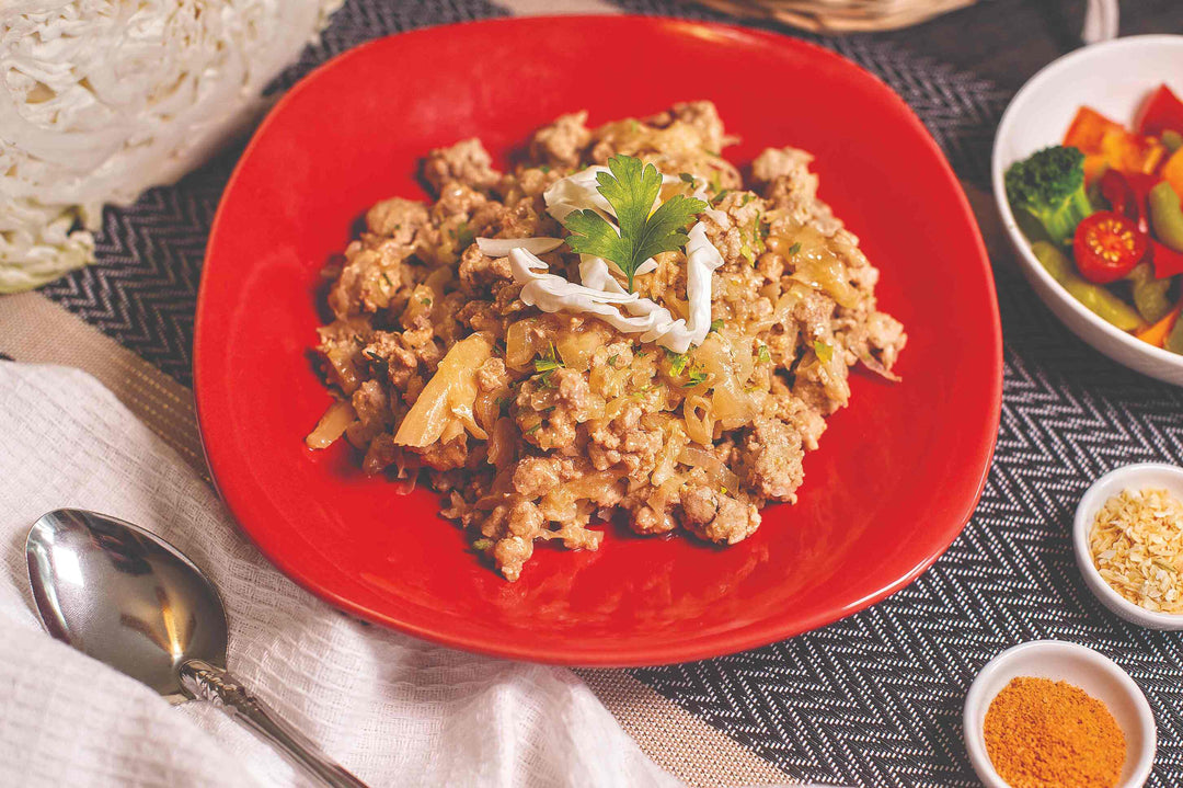 BEEF AND CABBAGE SKILLET DINNER