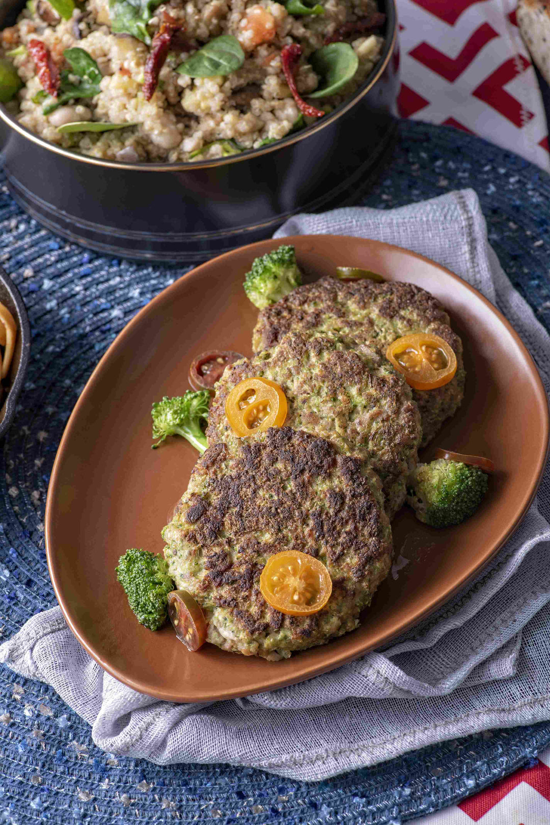 Broccoli & Pork Latkes