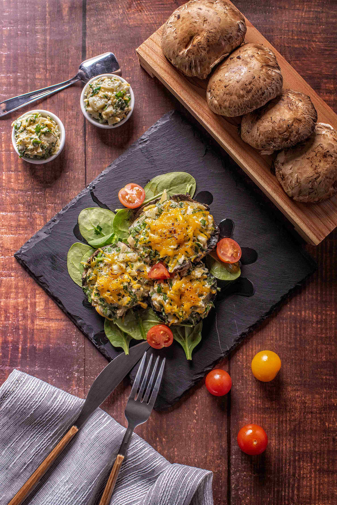 Stuffed Portobello  Mushrooms