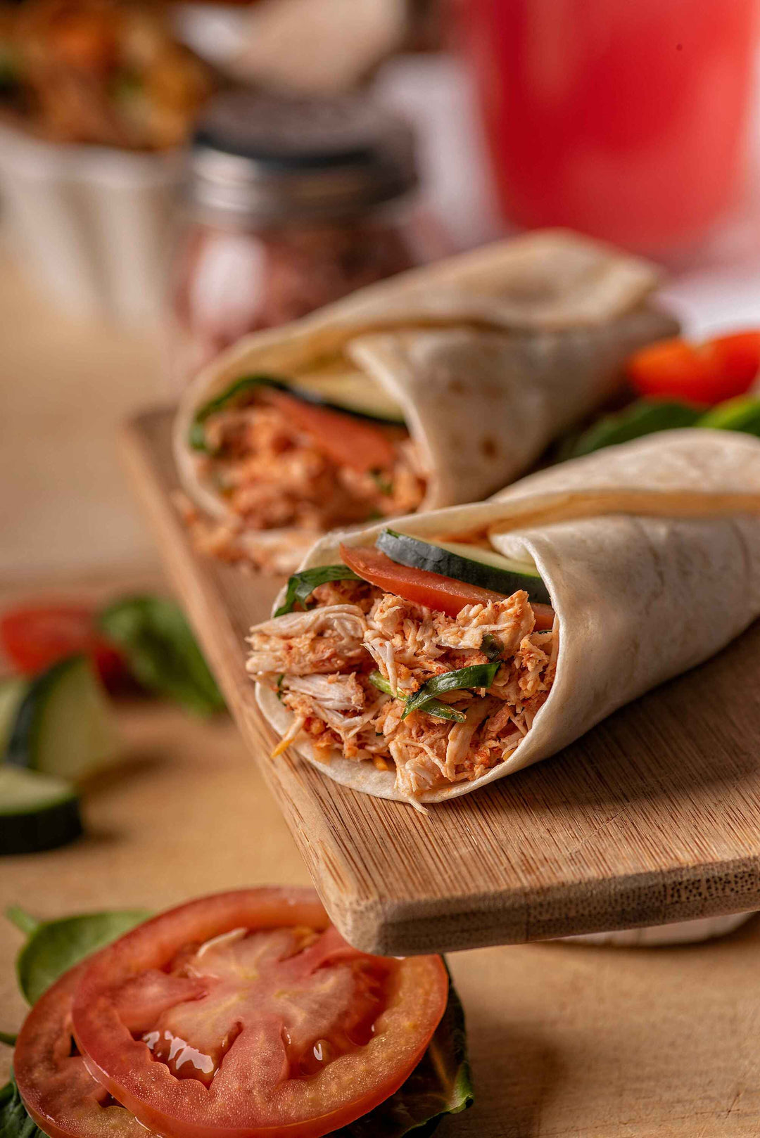 Italian Chicken Wraps