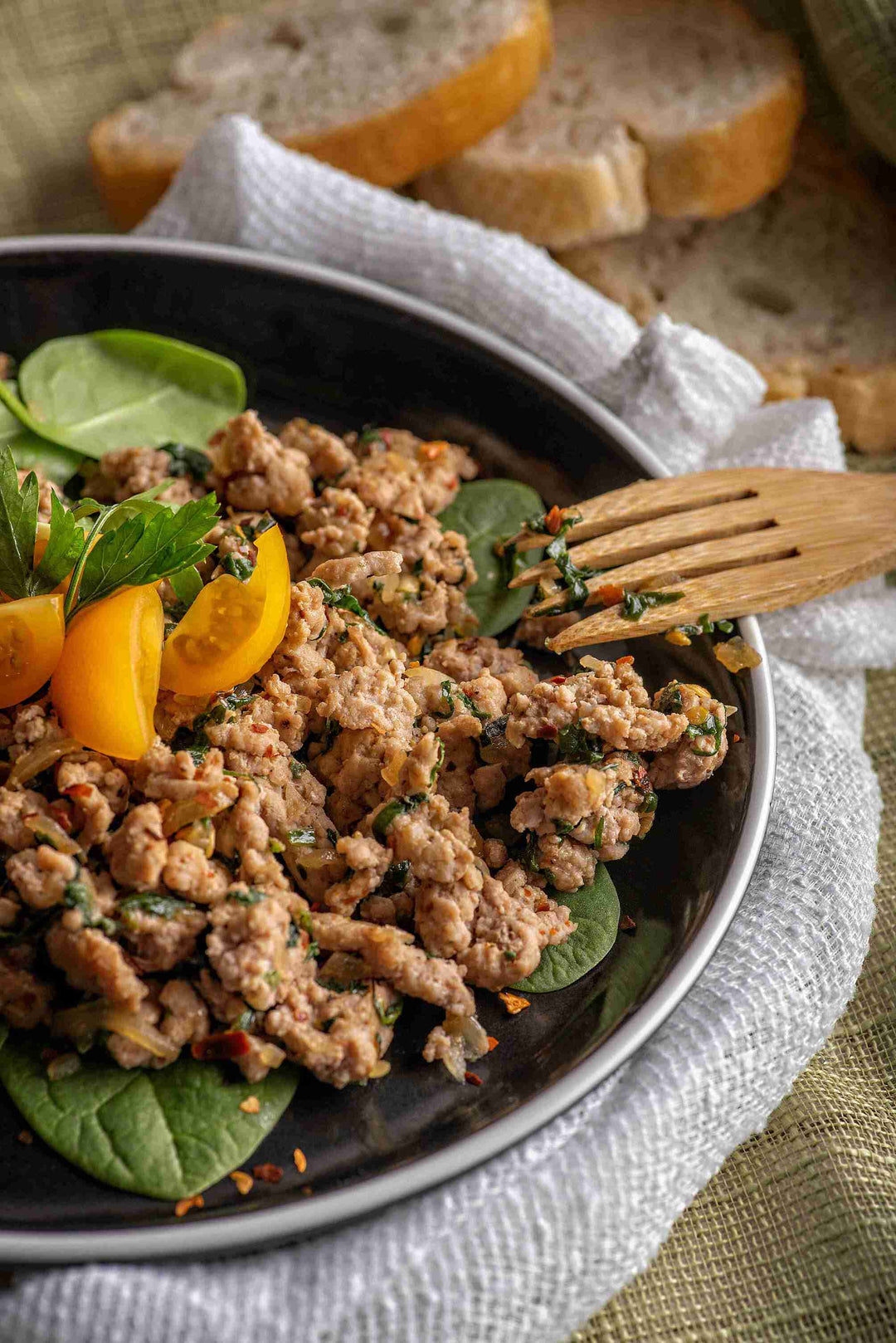 Beef & Spinach Stew