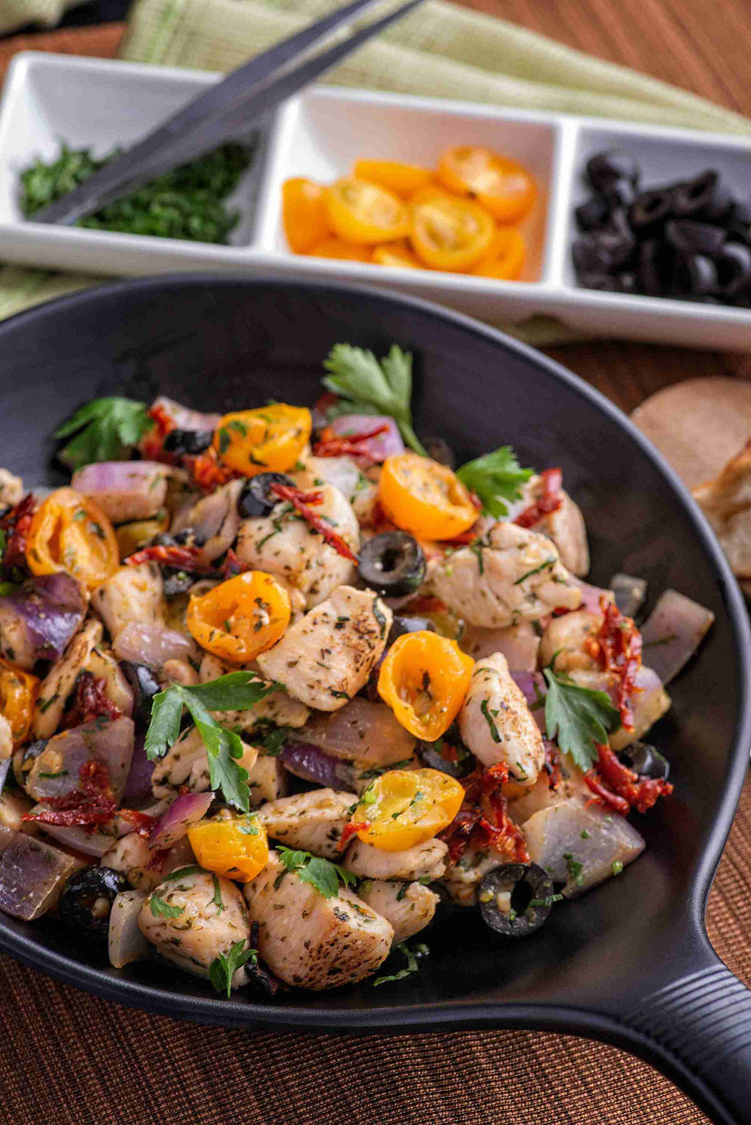 Provençal Chicken with Olives & Tomatoes