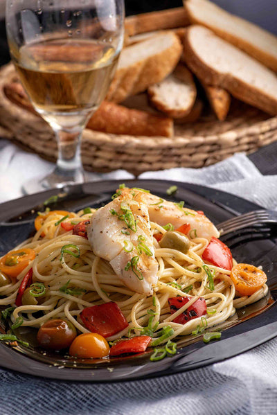 Mackerel & Tomato Spaghetti