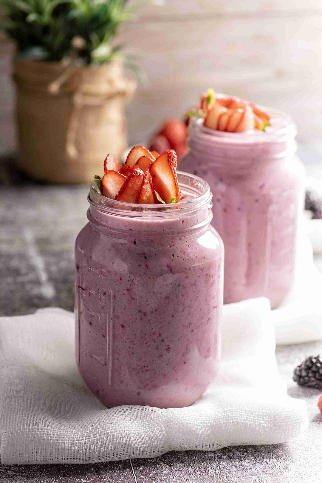 Strawberry Rhubarb  Smoothie