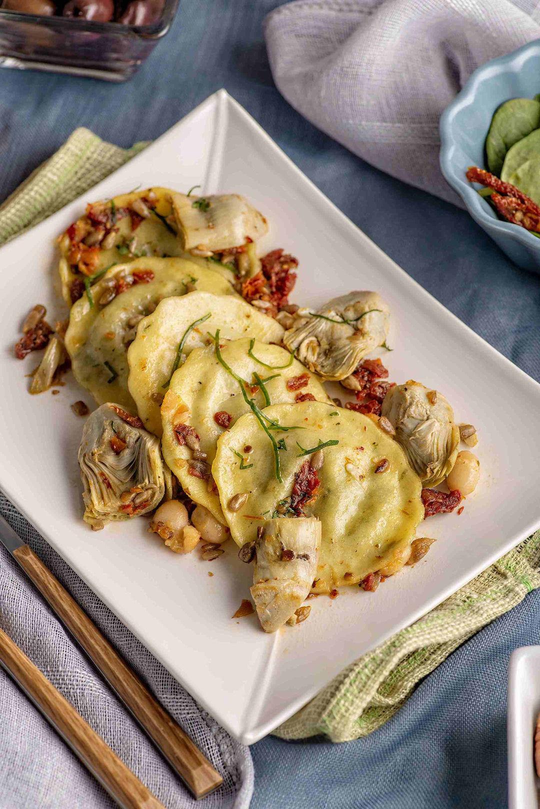 Sicilian Spinach & Ricotta Ravioli