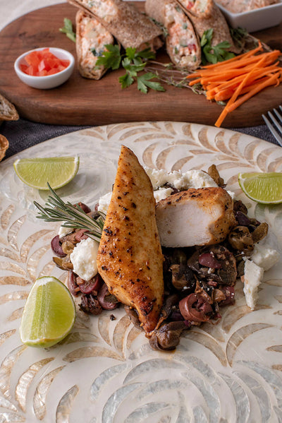 One-Skillet Greek Chicken