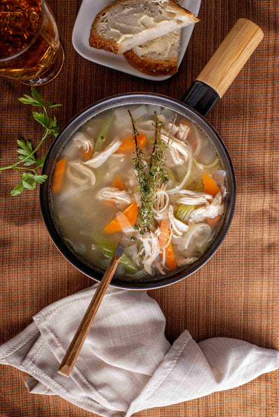 Thyme & Carrot Chicken Soup