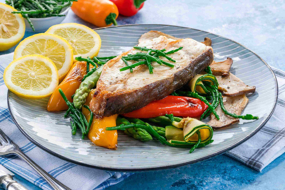 Halibut with Lemon-Fennel Salad