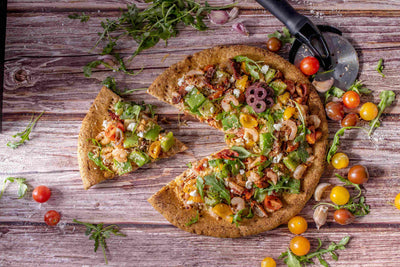 Mediterranean Shrimp Pizza