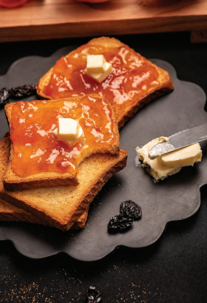 Apricot & Butter Toast