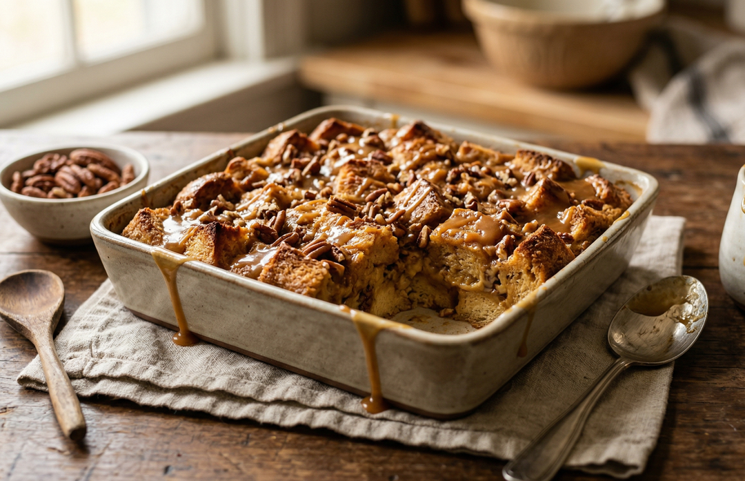 Butterscotch Bread Pudding