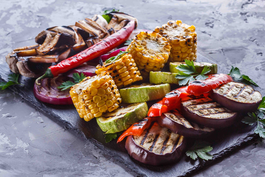 Caramelized Vegetables with  Sweet Vinegar Dressing