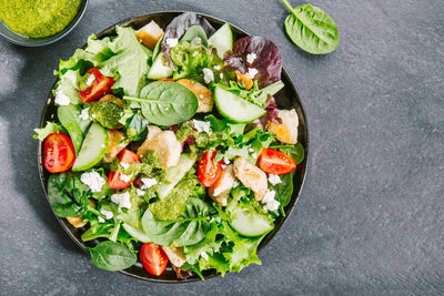 Chicken Salad with  Vegetable Pesto
