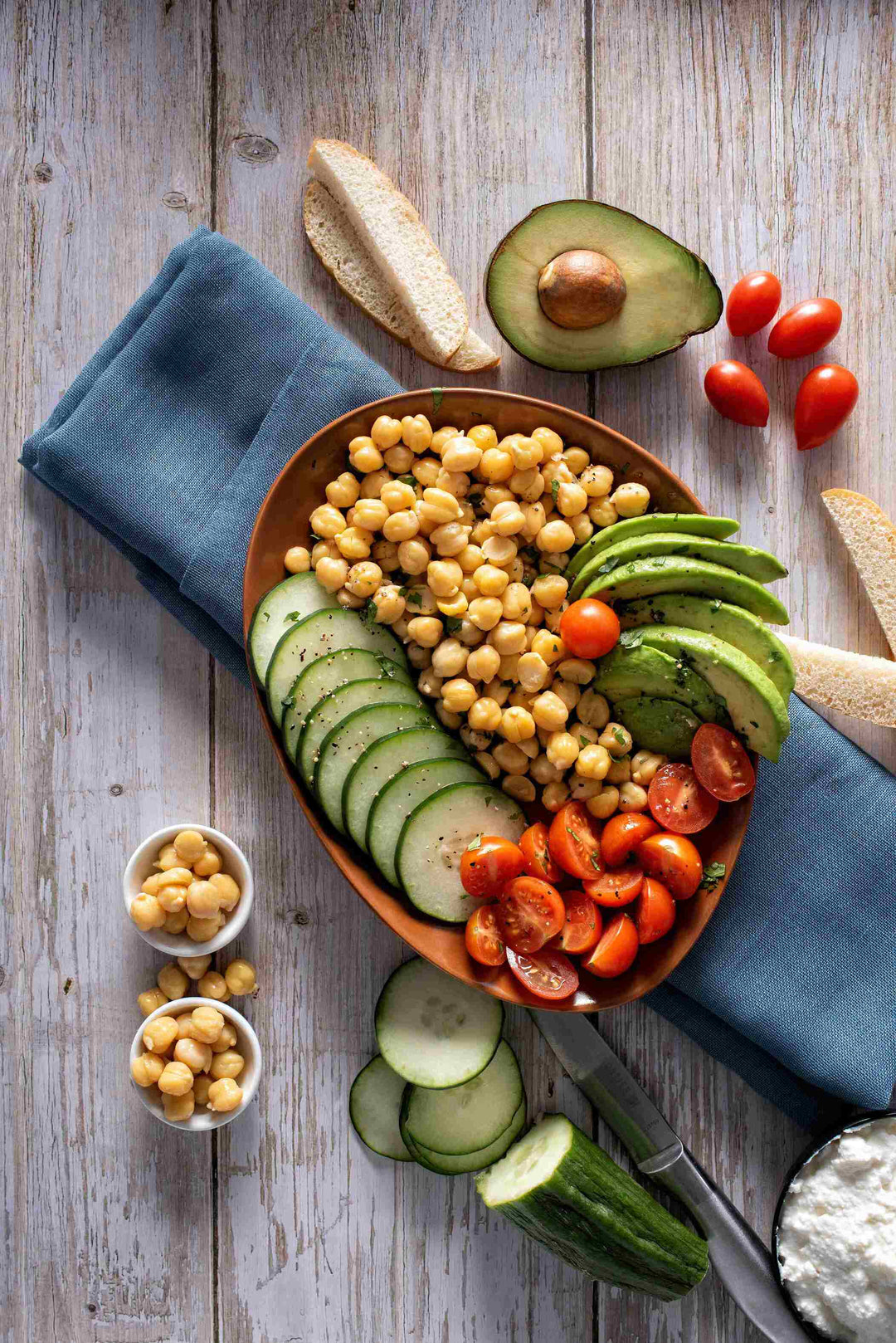 Avocado & Chickpea Salad