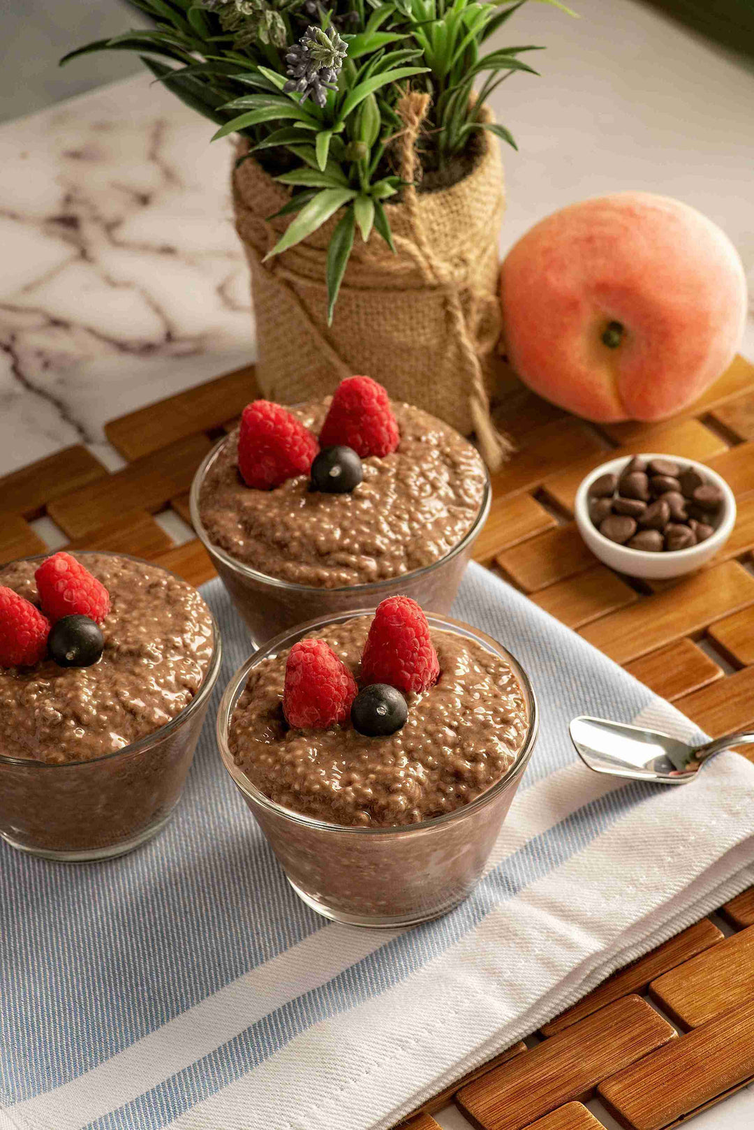 Chocolate Apricot Pudding