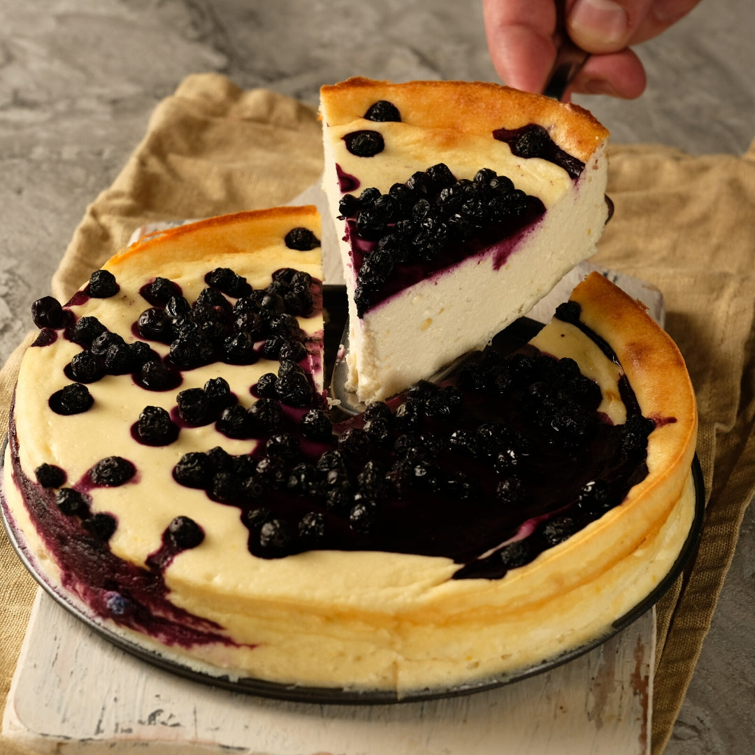 Cottage Cheese Blueberry Casserole
