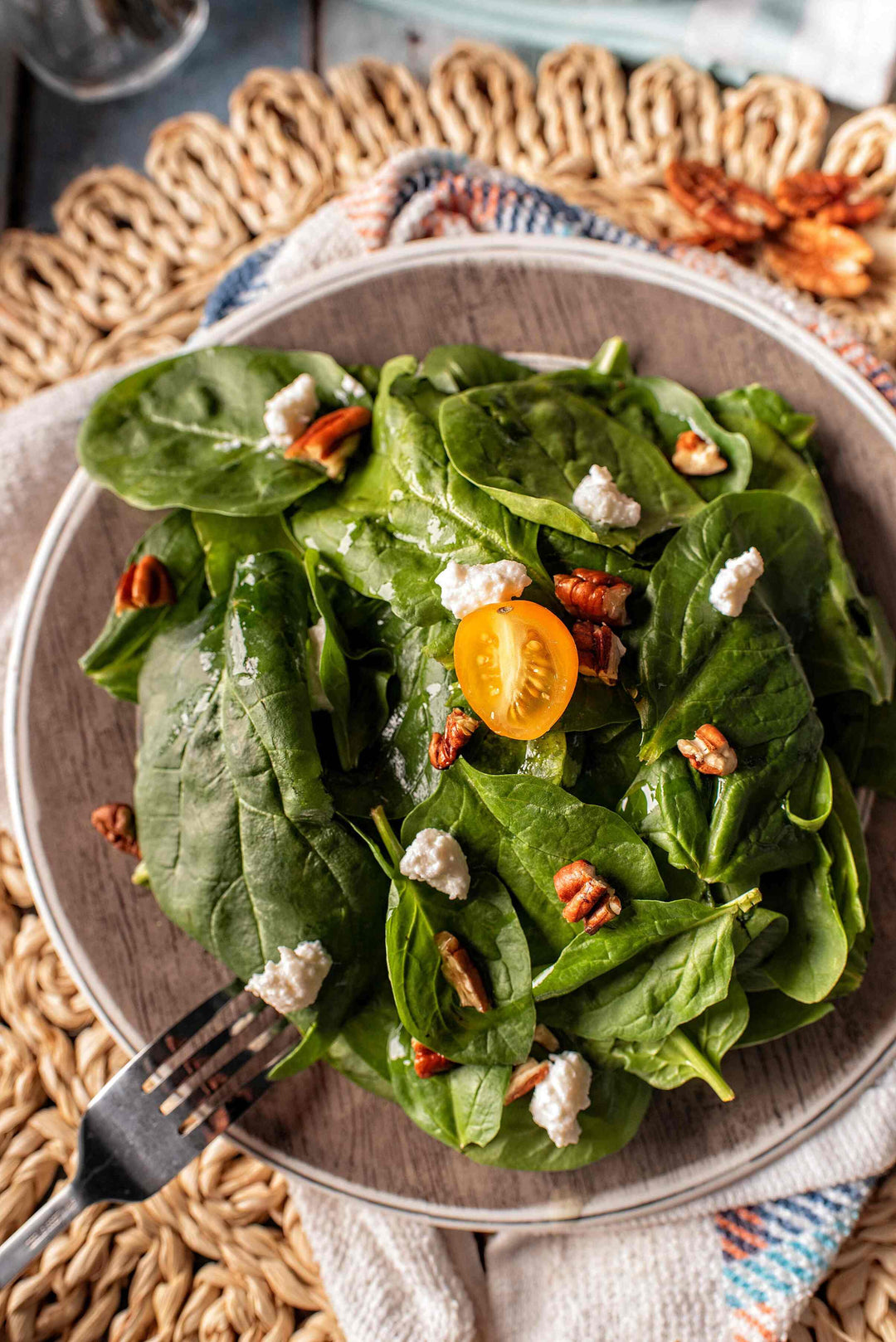 Simple Goat Cheese Salad