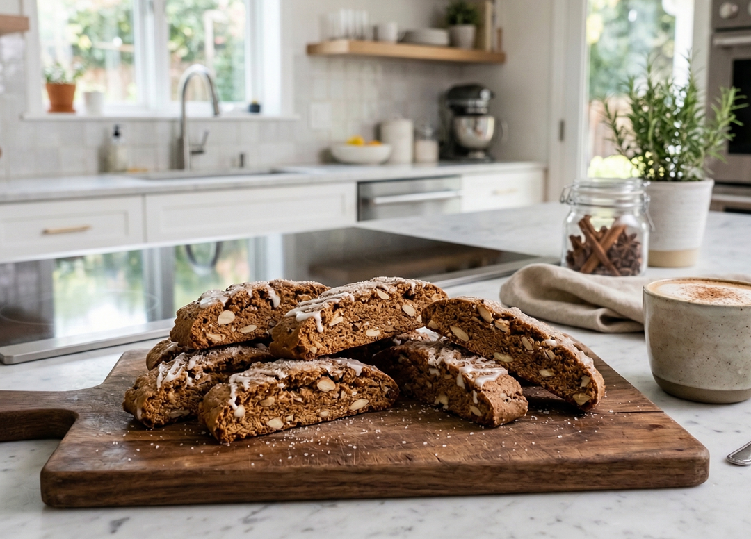 Gingerbread Biscotti