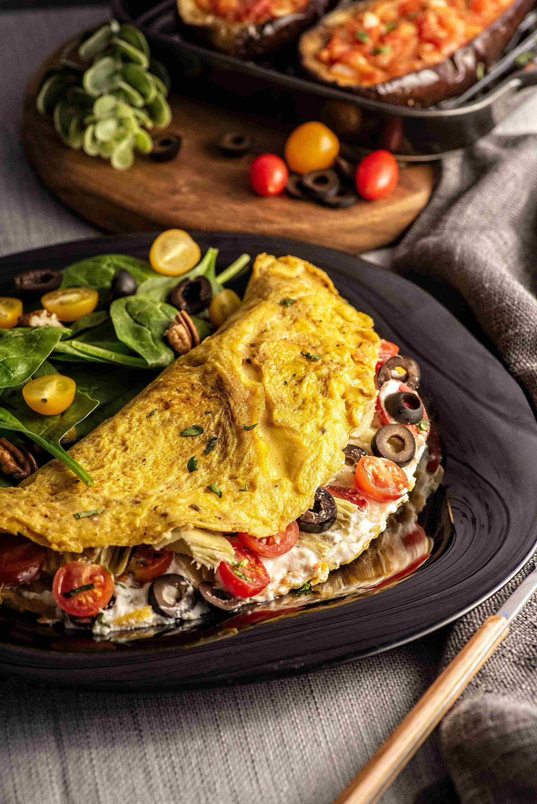 Greek Vegetable Omelet