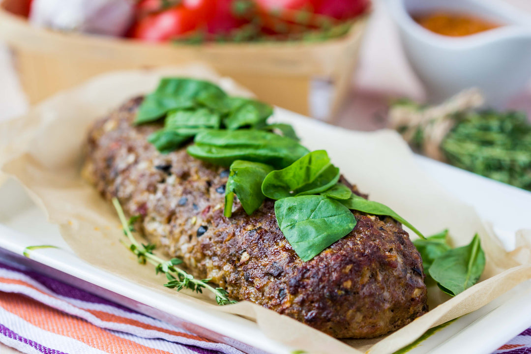 Meat Loaf Stuffed with Prosciutto & Cheese