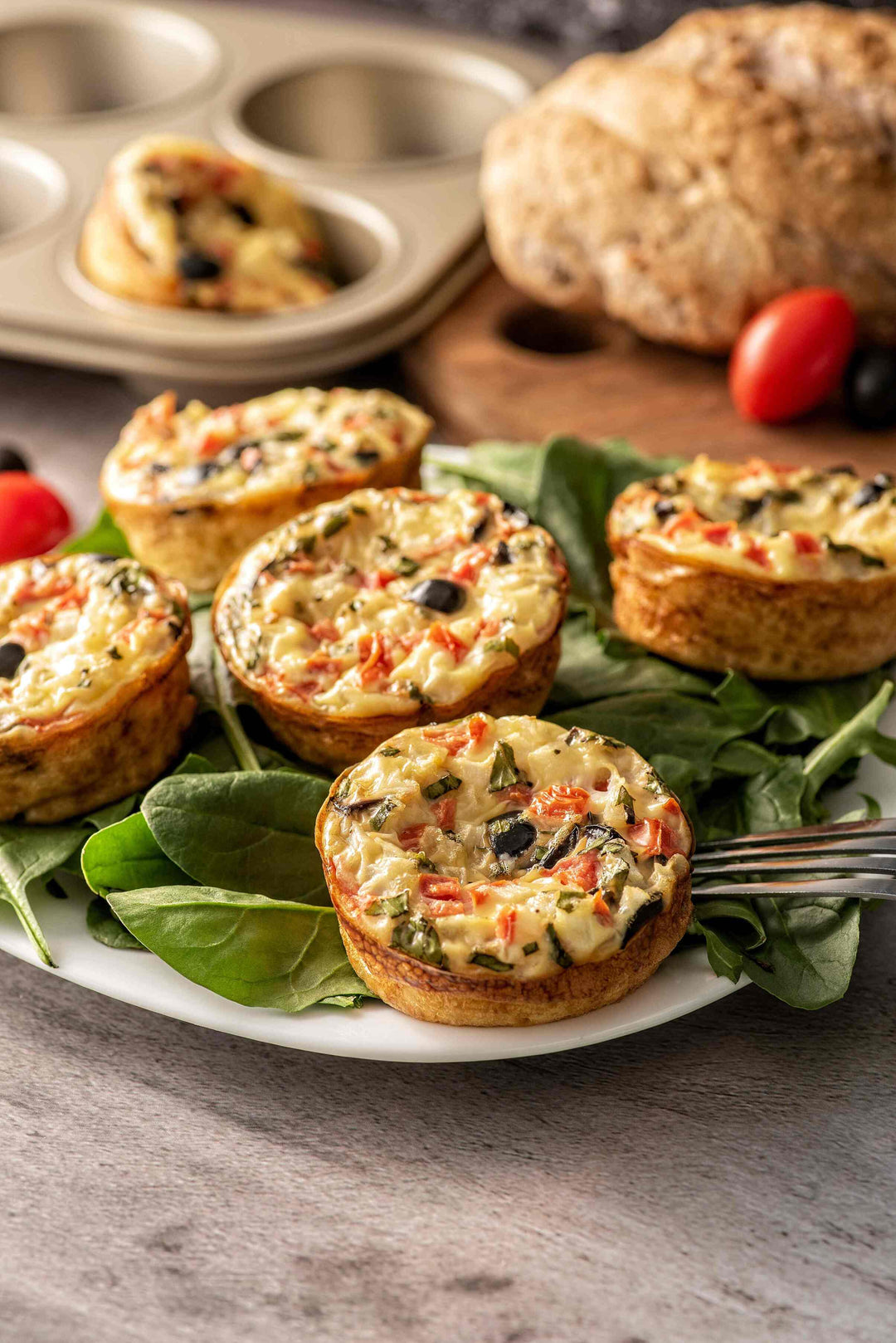 Mediterranean Breakfast Muffins