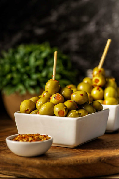 Spiced Olives with Herbs