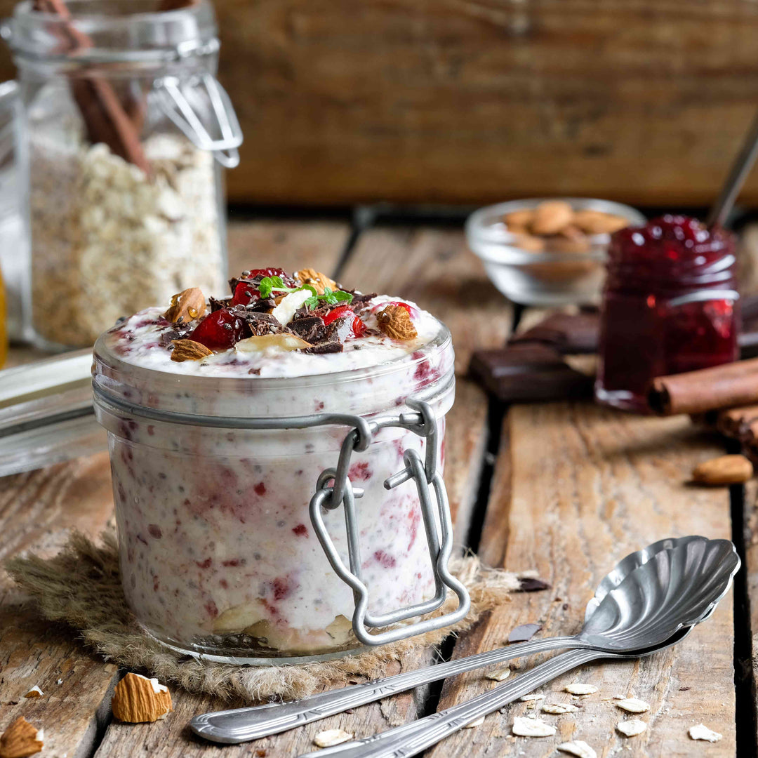 Overnight Cherry-Almond  Oatmeal