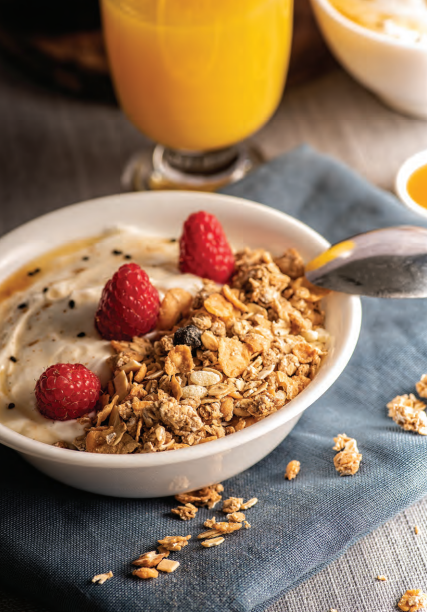 Raspberry & Granola Greek Yogurt