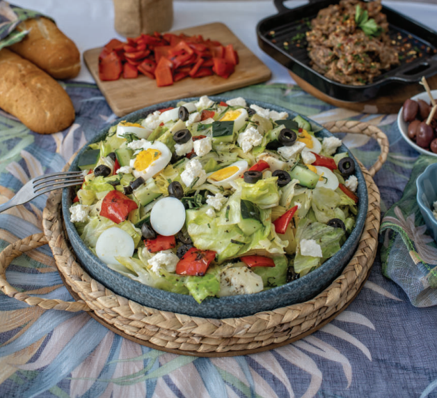 Simple Mediterranean Salad