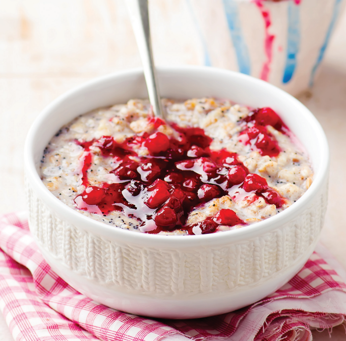 Cranberry-Walnut Oatmeal
