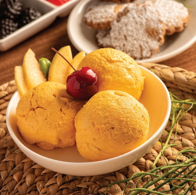 Peach Apricot Sherbet