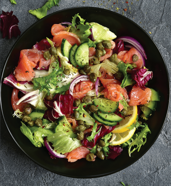 Spicy Salmon & Tomato Salad