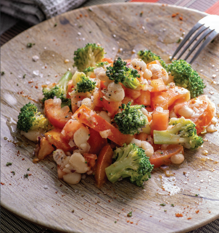 Broccoli & Tomato Bean Salad