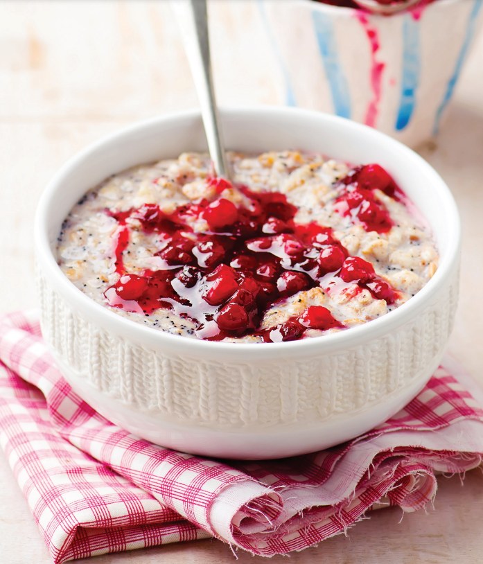 Cranberry-Walnut Oatmeal