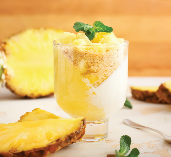 Coconut and Pineapple Mousse