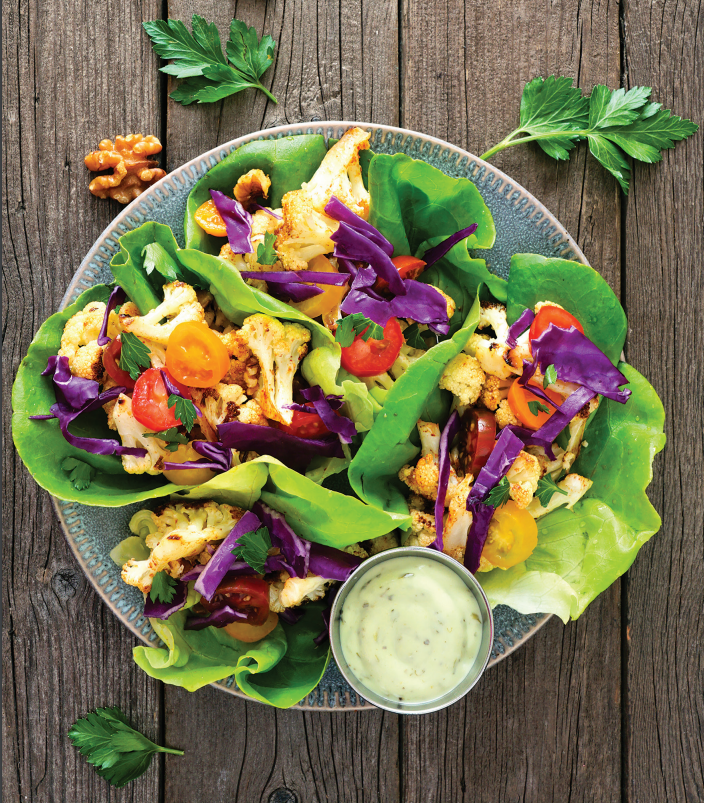 Mediterranean Lettuce Wraps