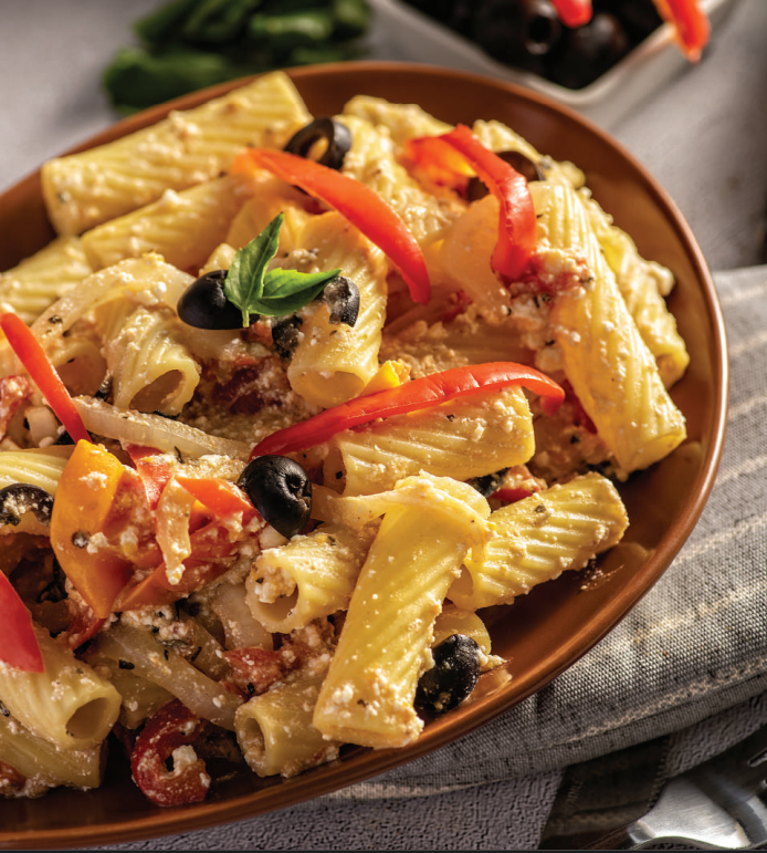 Vegetarian Greek Pasta