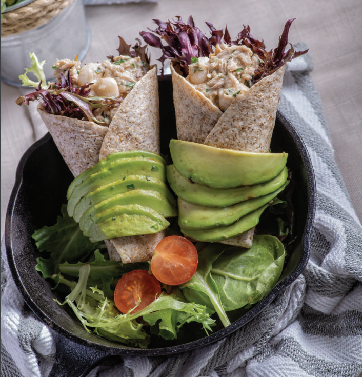 No-Cook Tuna & Bean Wraps