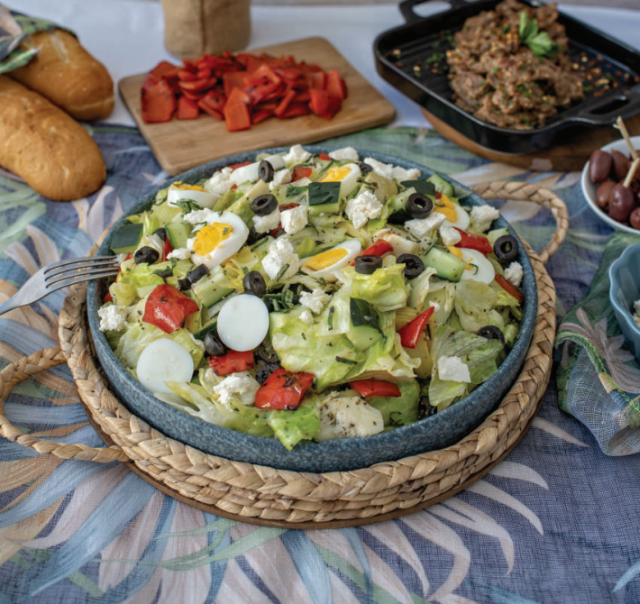 Simple Mediterranean Salad