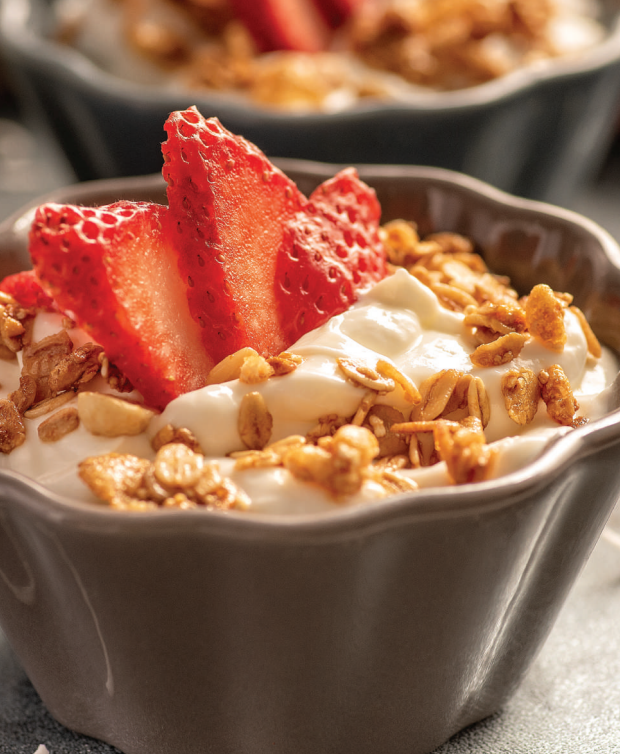 Strawberry Coconut Yogurt