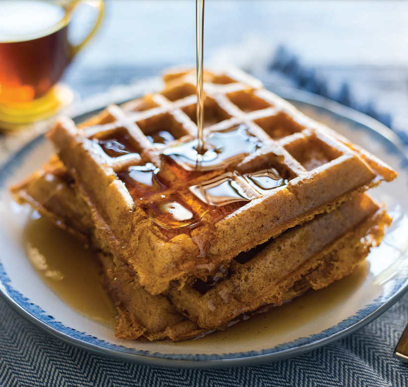 Pumpkin Buttermilk Waffles