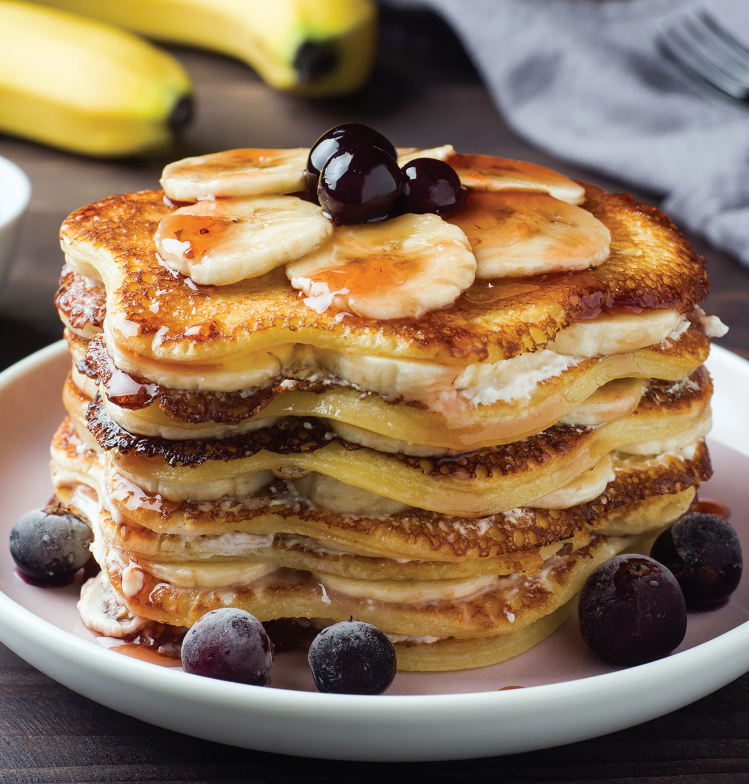 Blueberry Banana Pancakes