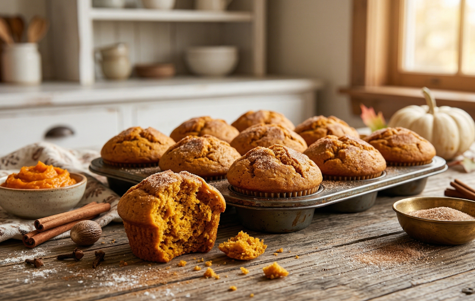 Spiced Pumpkin Muffins