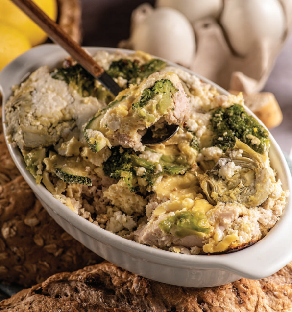 Mediterranean Turkey Casserole