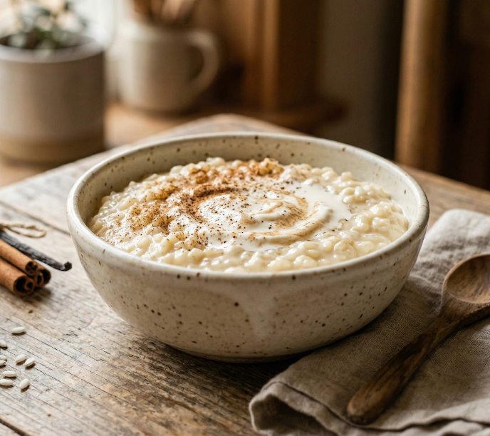 Classic Rice Pudding (Low-Sugar)